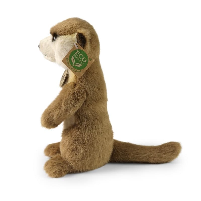 Rappa - Peluche realistico mascotte suricato in piedi 23 cm Collezione morbida ed ecologica - 3