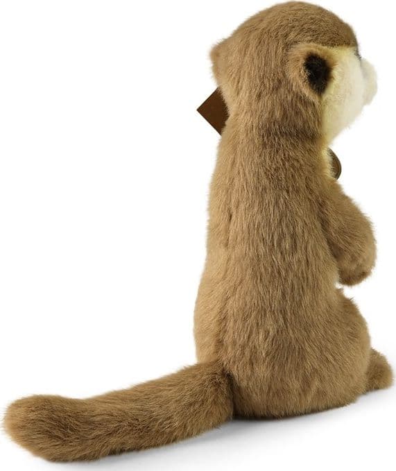 Rappa - Peluche realistico mascotte suricato in piedi 23 cm Collezione morbida ed ecologica - 10