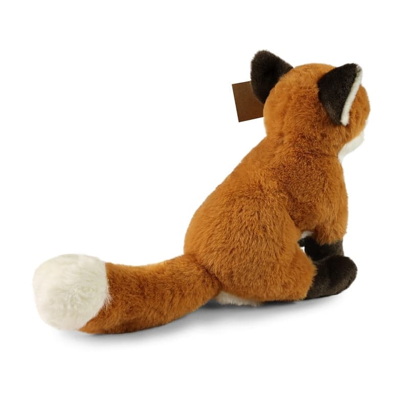 Rappa - Peluche mascotte realistica volpe seduta 23 cm Eco-Friendly Soft Collection - 4