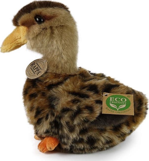 Rappa - Anatra Germano Reale di Peluche Realistica 19 cm Eco-Friendly - 3