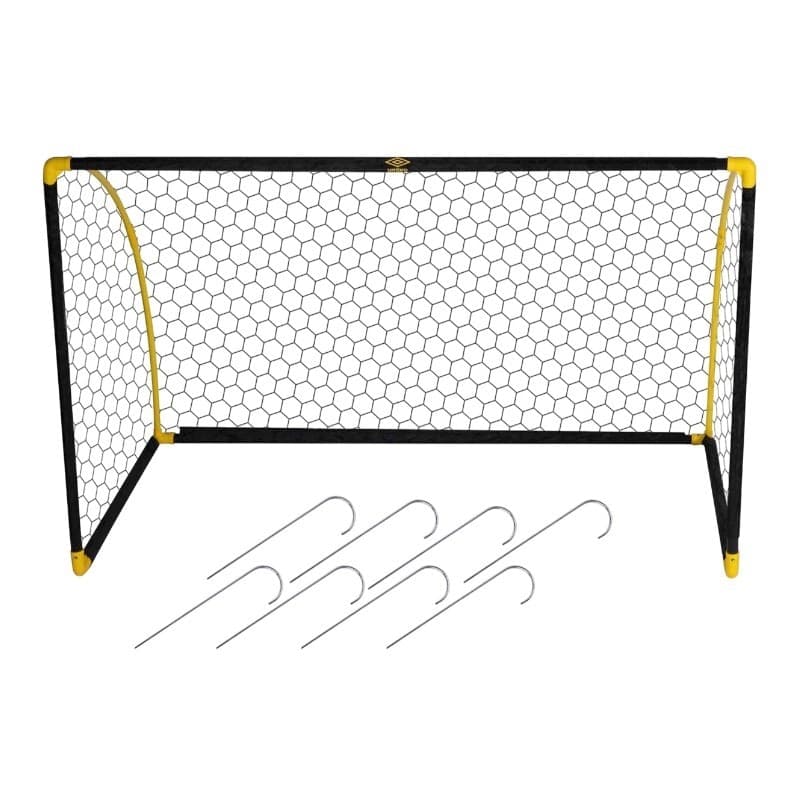 Umbro - Porta da calcio pieghevole con rete 180x120x91 cm - 11