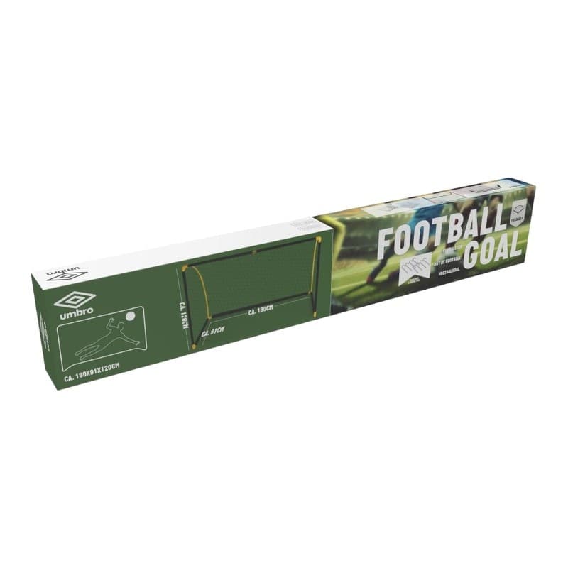 Umbro - Porta da calcio pieghevole con rete 180x120x91 cm - 4