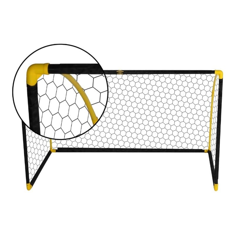 Umbro - Porta da calcio pieghevole con rete 180x120x91 cm - 5