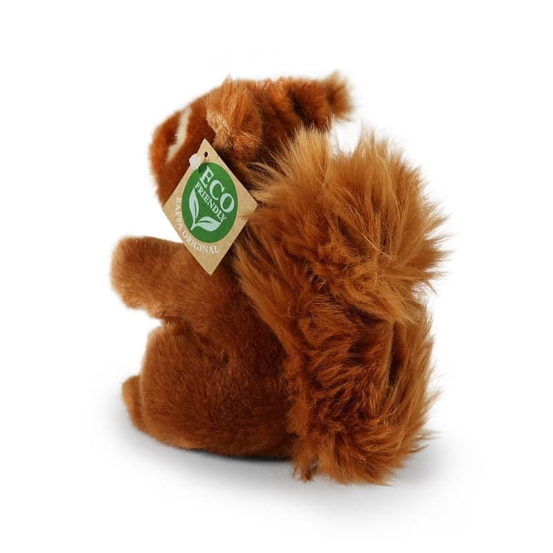 Rappa - Scoiattolo di peluche realistico, 16 cm, ecologico - 4