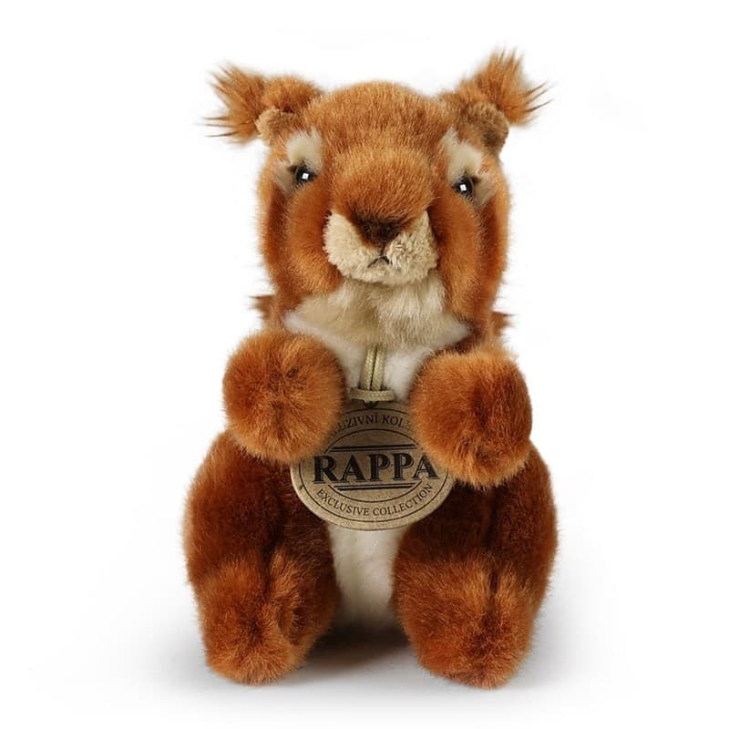 Rappa - Scoiattolo di peluche realistico, 16 cm, ecologico - 6