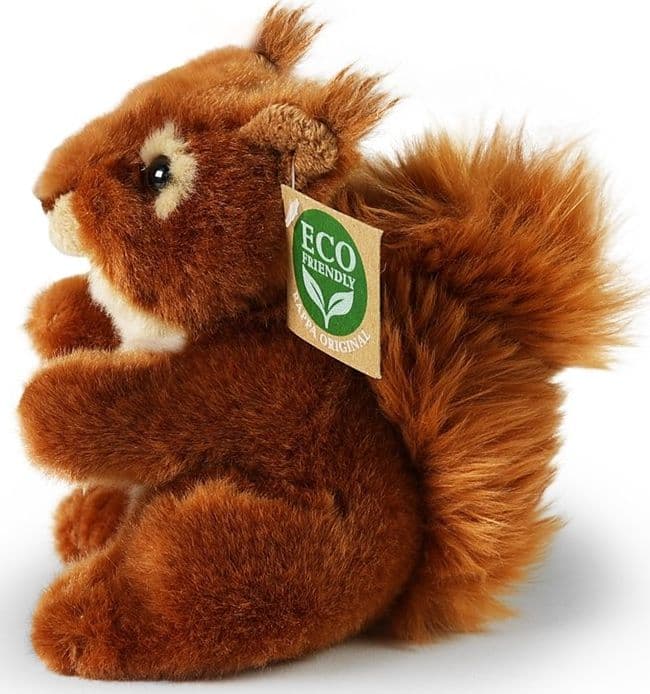 Rappa - Scoiattolo di peluche realistico, 16 cm, ecologico - 7