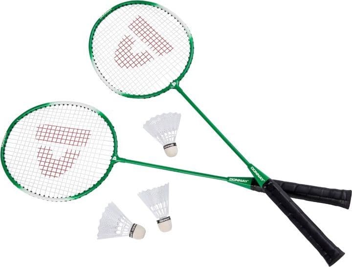 Donnay - Set da badminton da 6 pezzi in custodia (verde) - 5