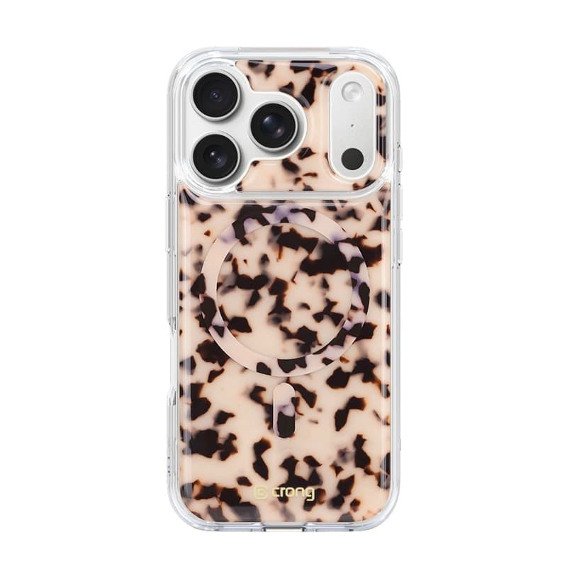 Crong Deluxe MAG Cover - Custodia MagSafe per iPhone 17 Pro Max (tartaruga bionda) - 8