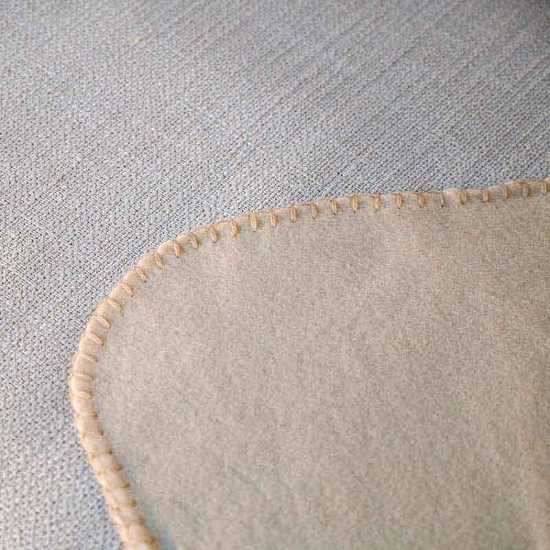 Fleece blanket 170x130 (Cream) - 3
