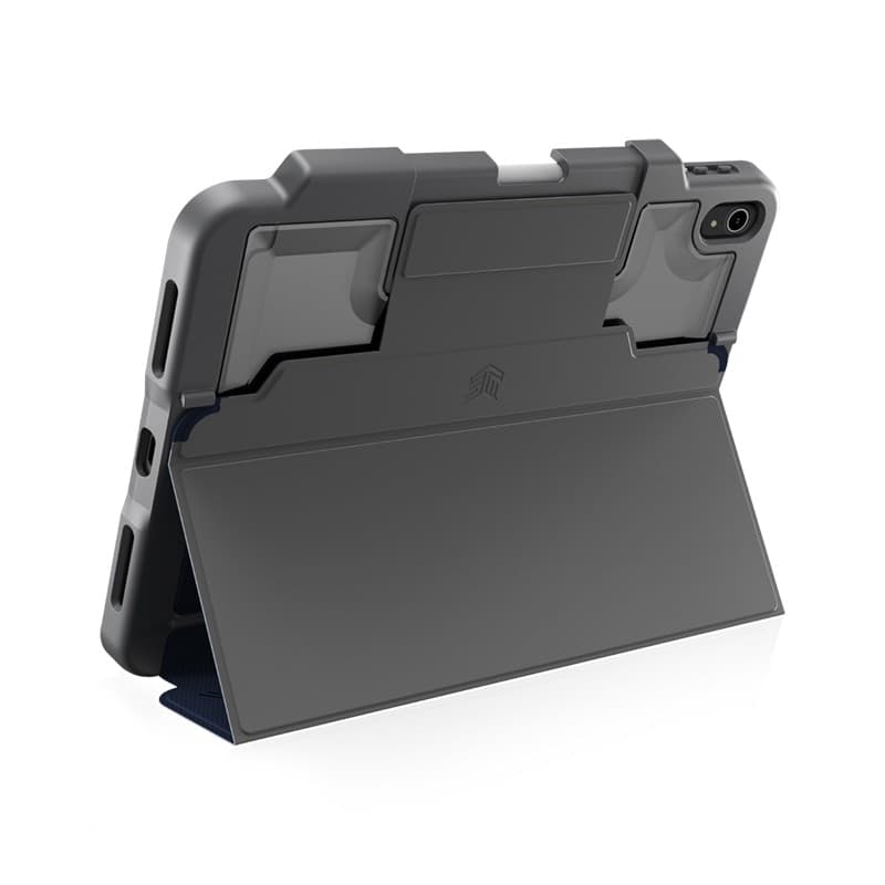 STM Dux Plus - Rugged Case for iPad 11" (2025) / 10.9" (2022) MIL-STD-810G with Apple Pencil Holder (Midnight Blue) - 2