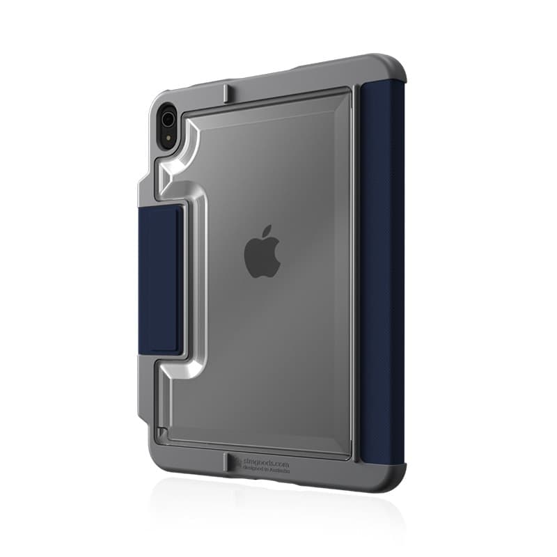 STM Dux Plus - Rugged Case for iPad 11" (2025) / 10.9" (2022) MIL-STD-810G with Apple Pencil Holder (Midnight Blue) - 3