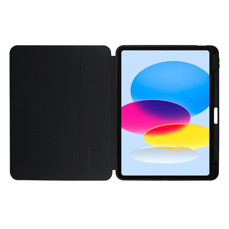 Crong PrimeFolio – Custodia per iPad 11" (2025) / iPad 10.9" (2022) con supporto e vano porta-Apple Pencil (Nero/Trasparente) - 7