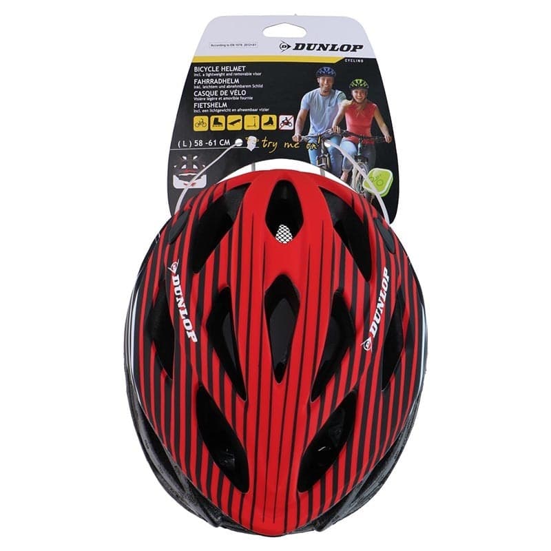 Dunlop - MTB Bike Helmet s. L (Red) - 2