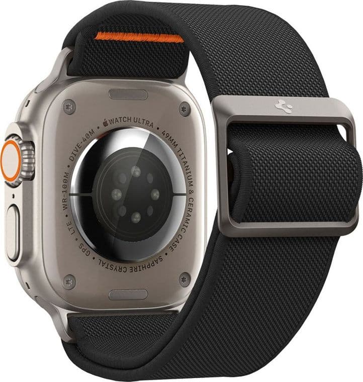 Spigen Fit Lite Ultra - Strap for Apple Watch 42/44/45/49 mm (Black) - 2
