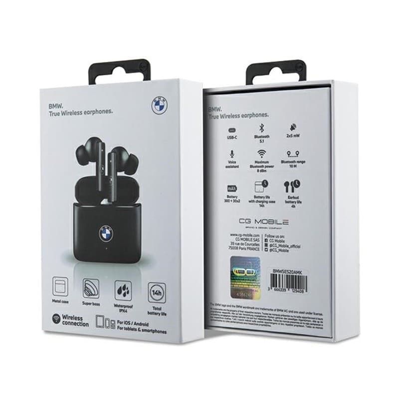 BMW Signature Collection - TWS Headphones + Docking Station (Black) - 5