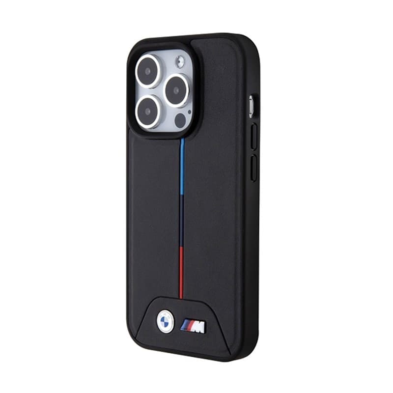 BMW Quilted Tricolor MagSafe - Case for iPhone 15 Pro (Black) - 2
