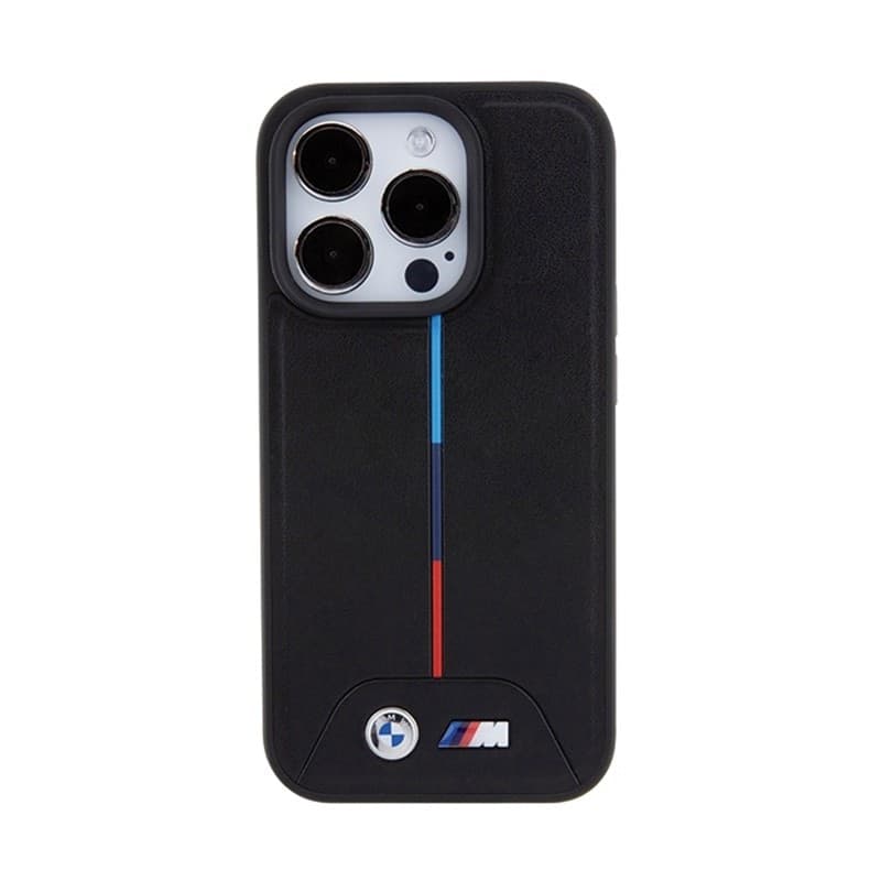 BMW Quilted Tricolor MagSafe - Case for iPhone 15 Pro (Black) - 3