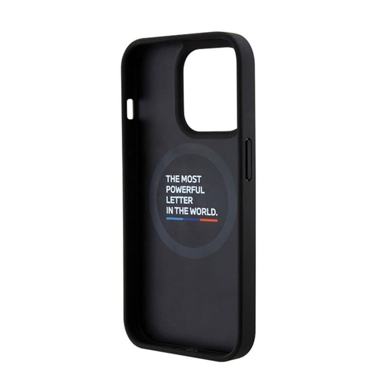 BMW Quilted Tricolor MagSafe - Case for iPhone 15 Pro (Black) - 5