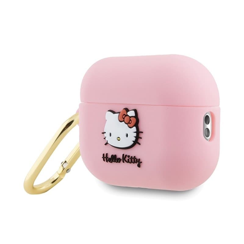 Hello Kitty Silicone 3D Kitty Head - Case for AirPods Pro 2 (pink) - 3