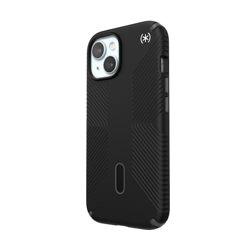 Speck Presidio2 Grip ClickLock & MagSafe - Custodia per iPhone 16e / iPhone 15 / iPhone 14 / iPhone 13 (Nero) - 7