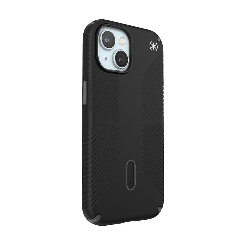 Speck Presidio2 Grip ClickLock & MagSafe - Custodia per iPhone 16e / iPhone 15 / iPhone 14 / iPhone 13 (Nero) - 8