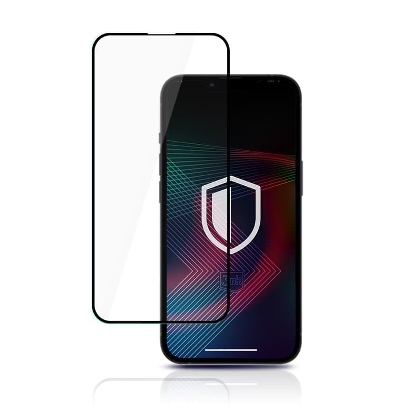 3mk HardGlass Max Lite - Tempered Glass for iPhone 14 / iPhone 13 / iPhone 13 Pro (Black) - 2