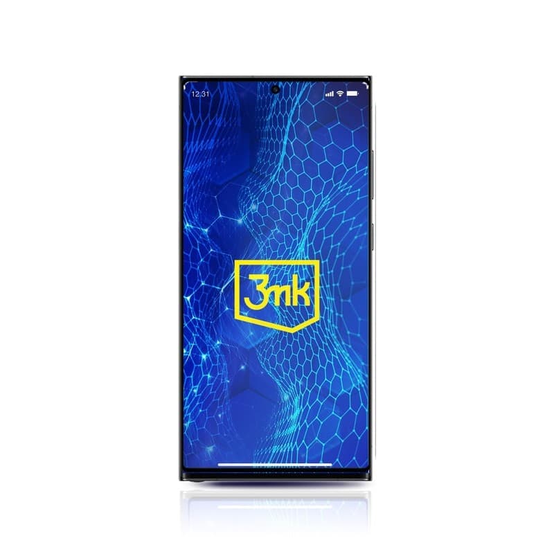 3mk HardGlass Max Lite - Tempered Glass for Samsung Galaxy S23 Ultra (Black) - 7
