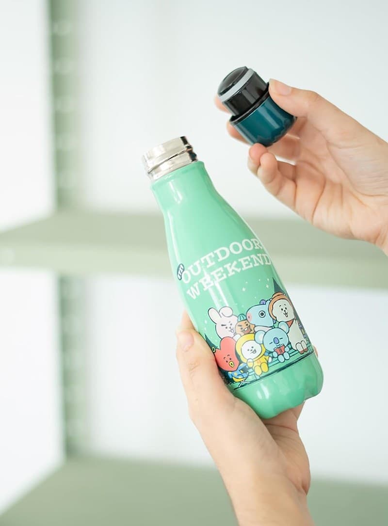 BT21 - Stainless steel 260 ml thermal lunch bottle Outdoor Weekend - 5