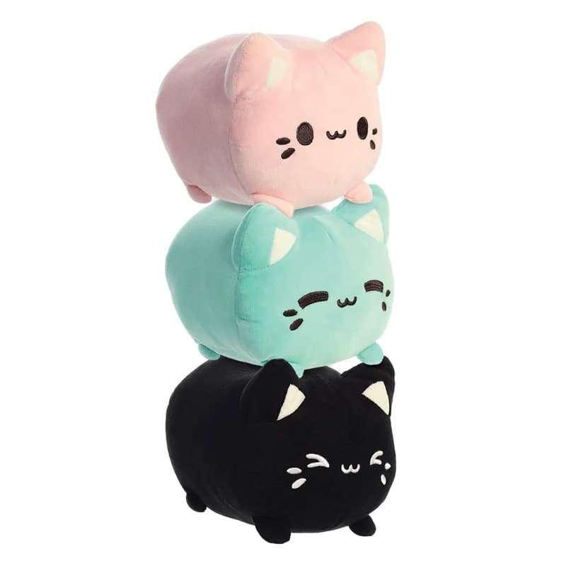 Tasty Peach - Plush Mascot 18 cm Mint Meowchi - 3