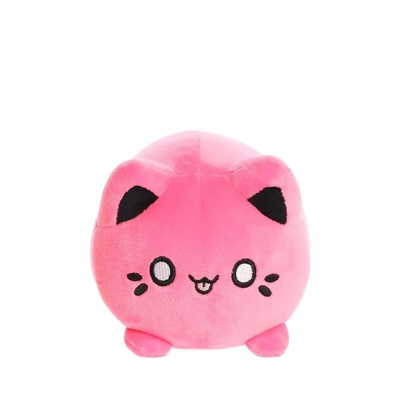 Tasty Peach - Plush Mascot 9 cm Vivid Pink Meowchi - 2