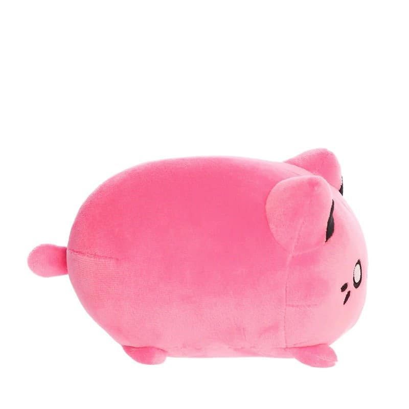 Tasty Peach - Plush Mascot 9 cm Vivid Pink Meowchi - 3