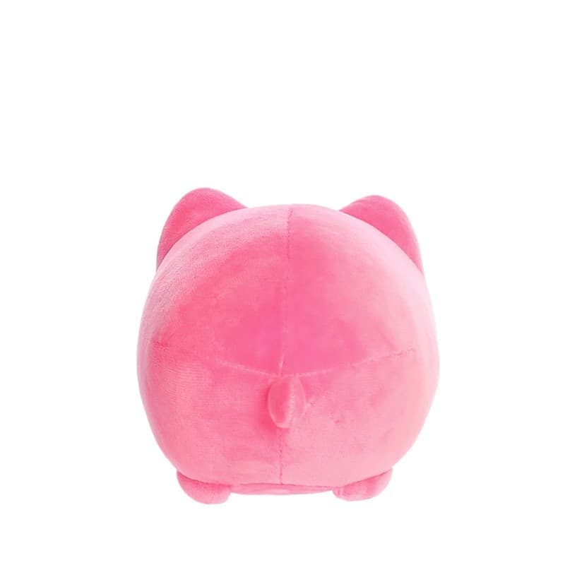 Tasty Peach - Plush Mascot 9 cm Vivid Pink Meowchi - 4
