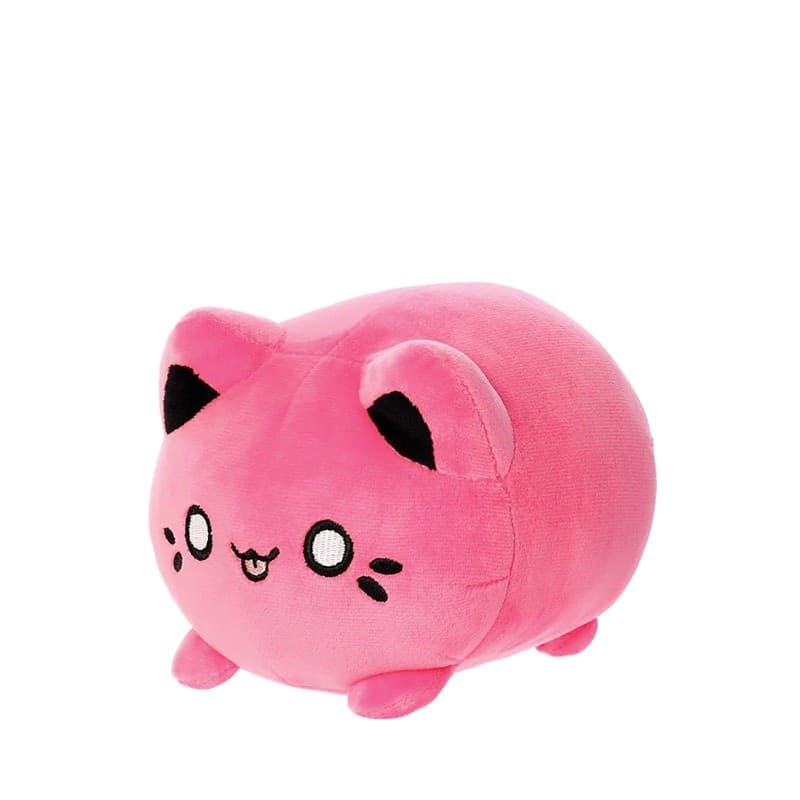 Tasty Peach - Plush Mascot 9 cm Vivid Pink Meowchi - 5
