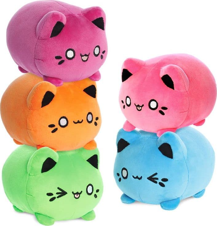 Tasty Peach - Plush Mascot 9 cm Toxic Green Meowchi - 5
