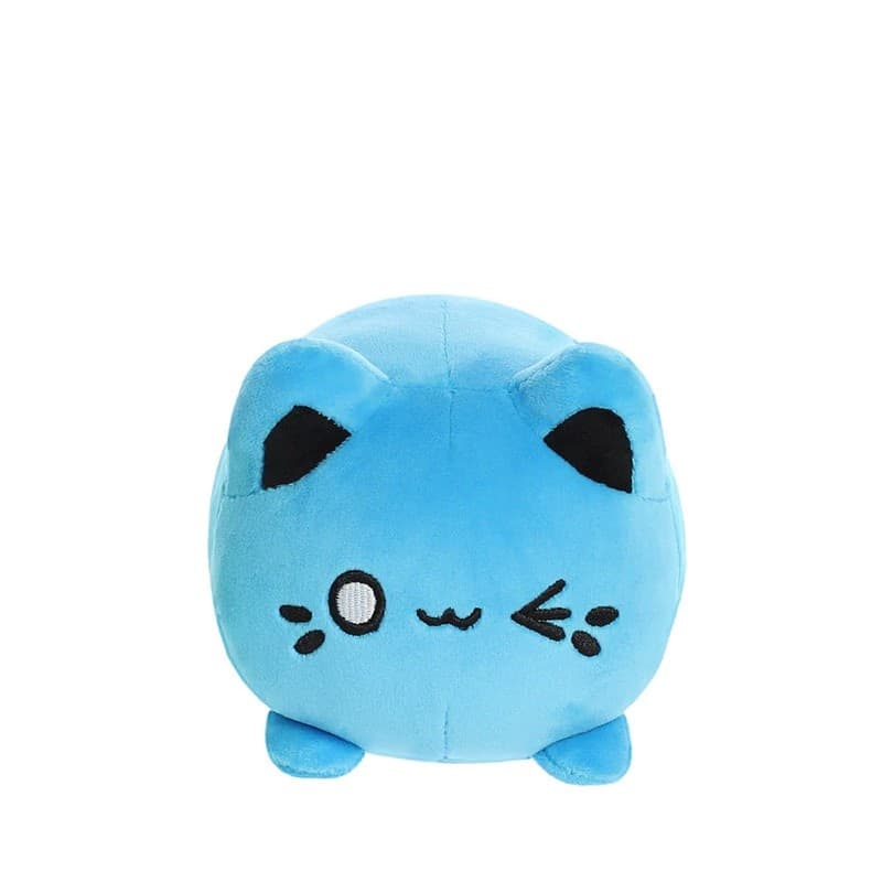 Tasty Peach - Plush Mascot 9 cm Electric Blue Meowchi - 2