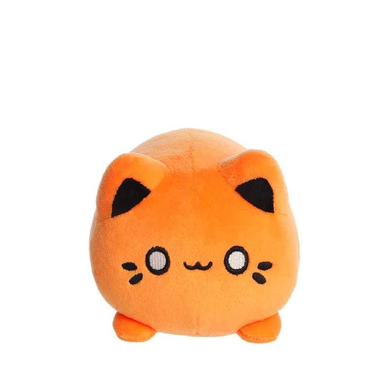 Tasty Peach - Plush Mascot 9 cm Kinetic Orange Meowchi - 2