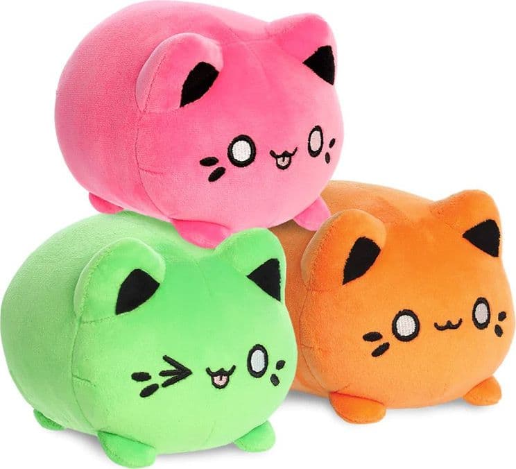 Tasty Peach - Plush Mascot 9 cm Kinetic Orange Meowchi - 7