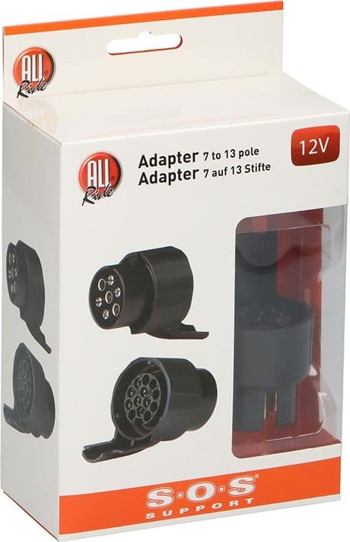 All Ride - 7/13 pin 12V tow hitch socket adapter/adapter - 2
