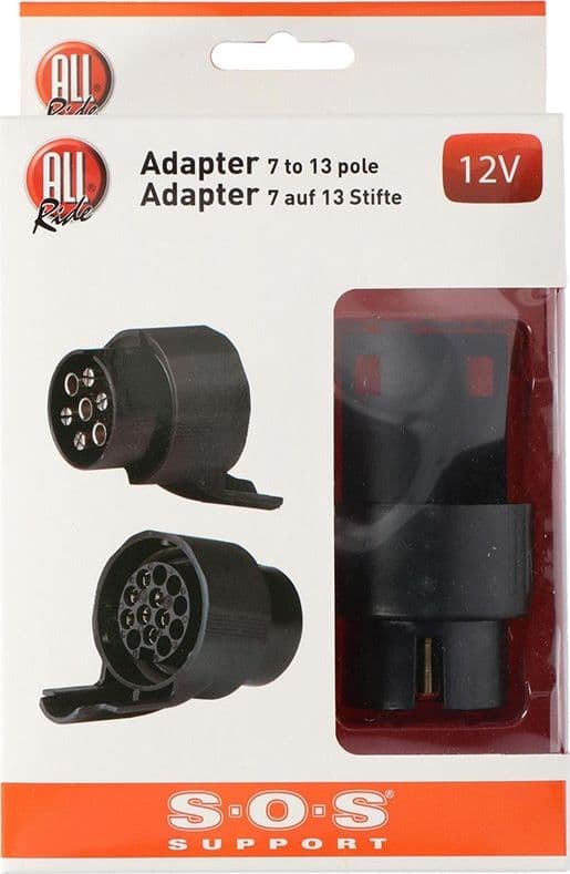 All Ride - 7/13 pin 12V tow hitch socket adapter/adapter - 3