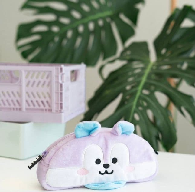 BT21 - INSIDE MANG plush pencil case for utensils - 4