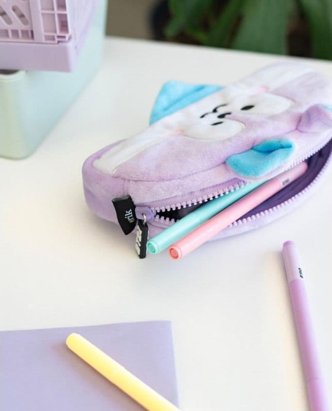 BT21 - INSIDE MANG plush pencil case for utensils - 5