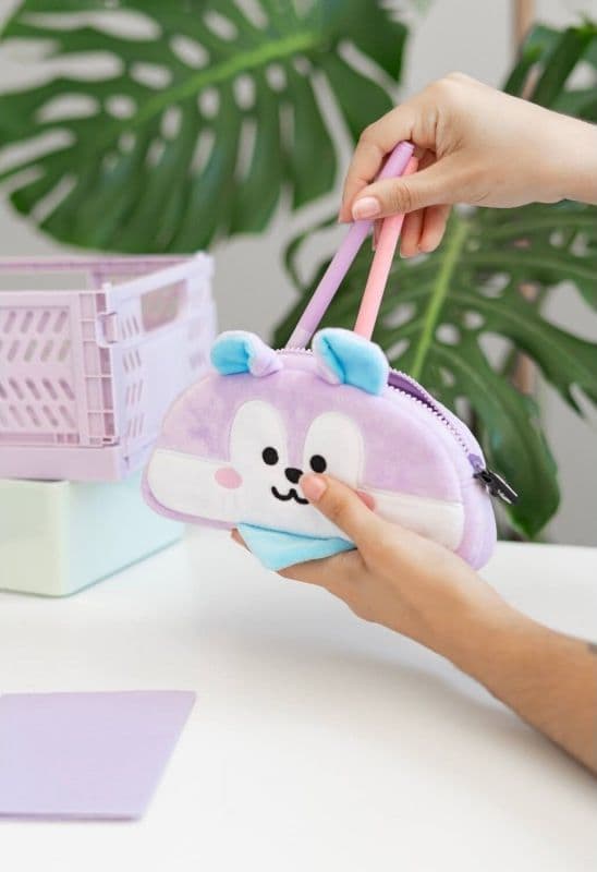 BT21 - INSIDE MANG plush pencil case for utensils - 6