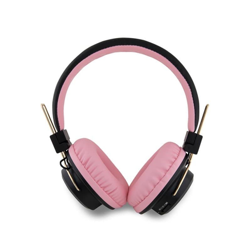 Hello Kitty Metal Logo Round Shape - Bluetooth wireless in-ear headphones V5.3 (pink) - 3