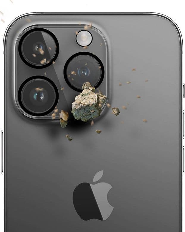 3mk Lens Pro Full Cover - Camera Lens Glass for iPhone 15 Pro / 15 Pro Max - 6
