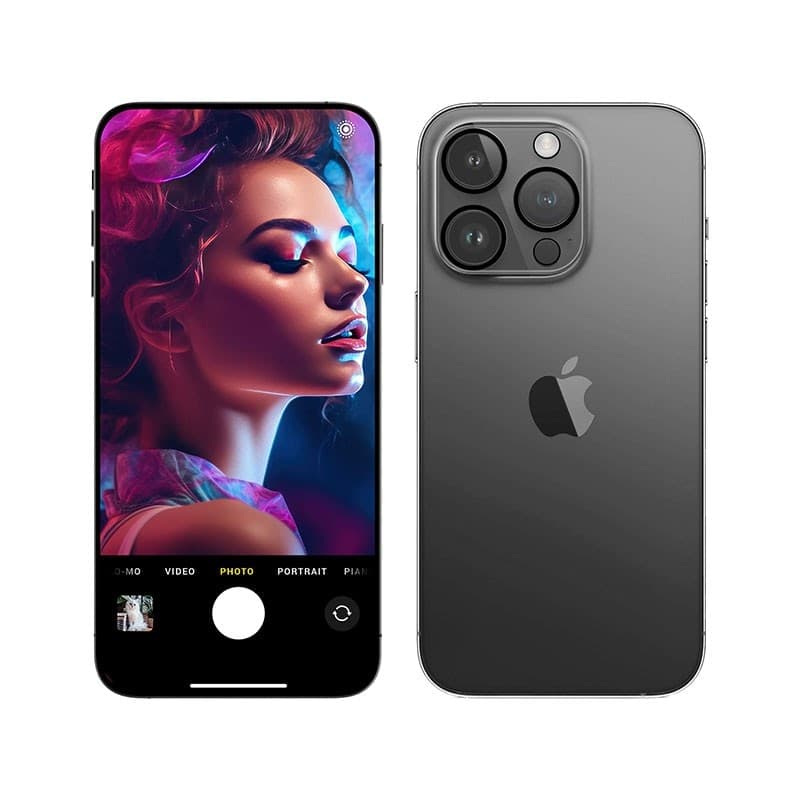3mk Lens Pro Full Cover - Camera Lens Glass for iPhone 15 Pro / 15 Pro Max - 7