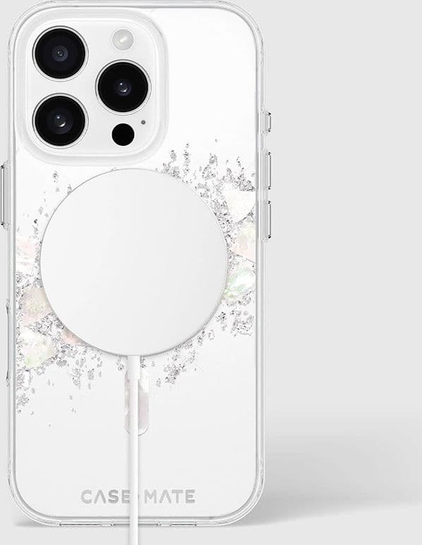 Case-Mate Karat MagSafe - Case for iPhone 16 Pro with Pearl Inlay (A Touch of Pearl) - 10