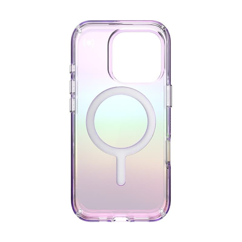 Speck Presidio2 Lux MagSafe - Custodia per iPhone 16 Pro (viola incredibile / trasparente) - 10