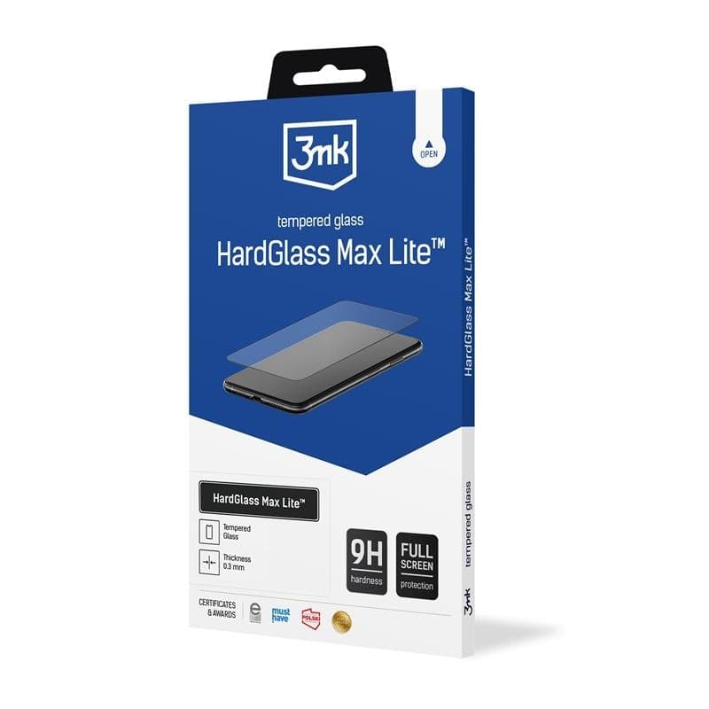 3mk HardGlass Max Lite - Tempered glass for Motorola Moto G55 5G (Black) - 2