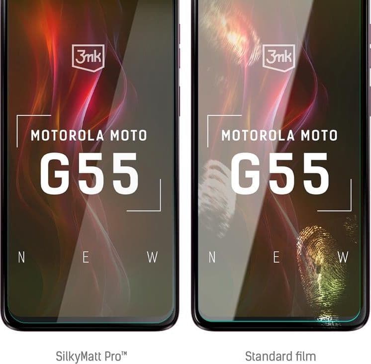 3mk Silky Matt Pro - Matte protective film for Motorola Moto G55 5G - 2
