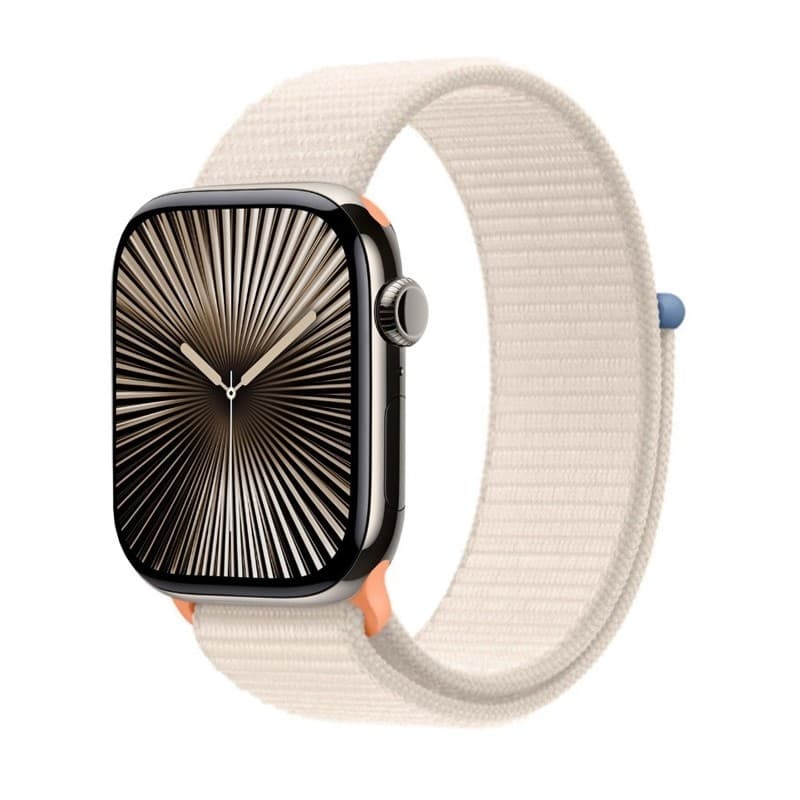 Cinturino sportivo Crong in nylon per Apple Watch 38/40/41/42 mm (Starlight) - 6